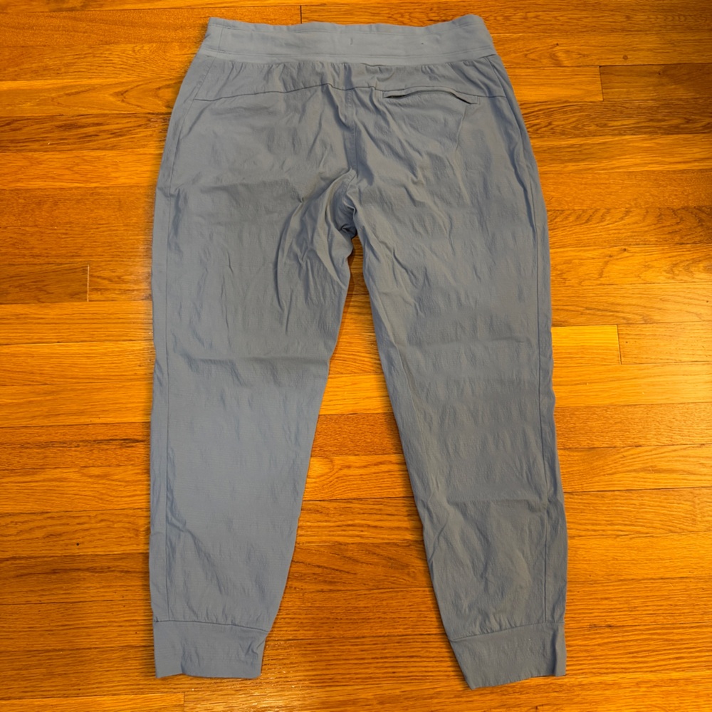 Athleta Trekkie North Jogger Pants with Drawstrings Pale Light Blue - Size 14 - Picture 6 of 6